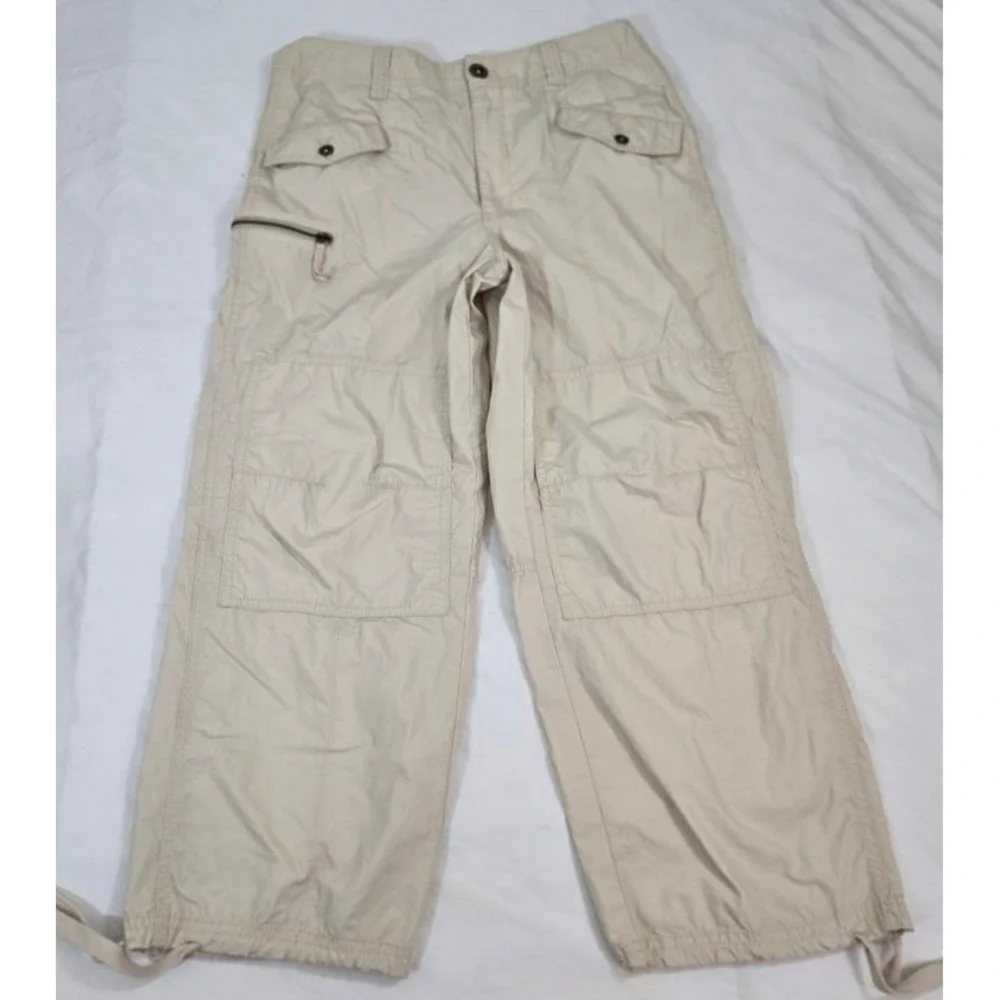 Anthropologie Women's Beige Cargo Pants Size 29 - 28
